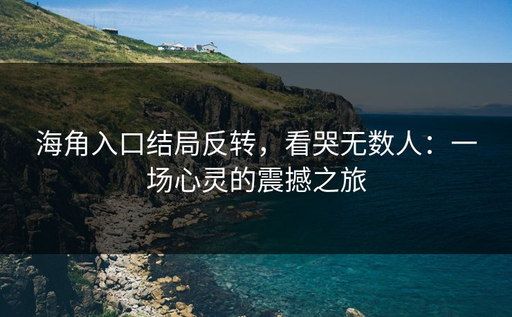 海角入口结局反转，看哭无数人：一场心灵的震撼之旅