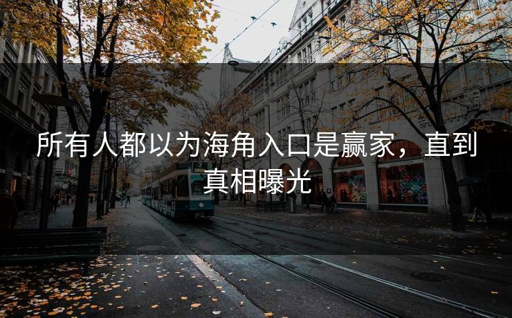 所有人都以为海角入口是赢家，直到真相曝光