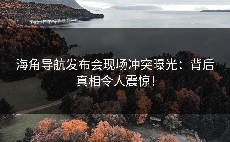 海角导航发布会现场冲突曝光：背后真相令人震惊！
